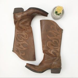 Ariat Western Lyric Brown Tall Leather Boots